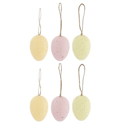 GAEM Набор из 6-ти изделий декоративных подвесных "Яйцо" (3,5*5,5), L13 W4 H17 см