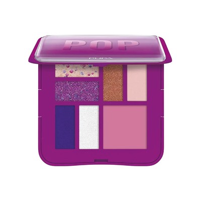 2 PUPA  Палетка для макияжа лица Make-up Pallete S POP