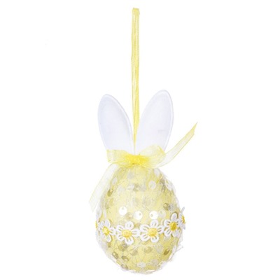 GAEM Изделие декоративное подвесное "Яйцо" (блок 12шт), L6 W6 H11 см, 3в.