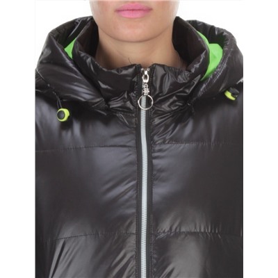 8263 BLACK Куртка демисезонная женская BAOFANI (100 гр. синтепон)