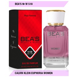 Beas W518 Calvin Klein Euphoria Women edp 50 ml, Парфюм женский Beas W518 создан по мотивам аромата Calvin Klein Euphoria