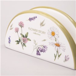 САЛФЕТНИЦА AGNESS "FLOWER STORY" 13,5*4*7 СМ (КОР=72ШТ.)