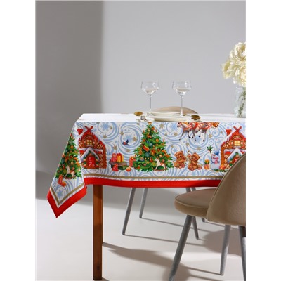 Скатерть новогодняя «Этель. Новогодняя сказка», 150×220 см ±3 см с ГМВО, 100% хлопок