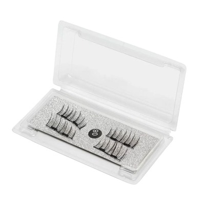 Nail Art Магнитные накладные ресницы №08, 4 шт, 10 x 25 мм