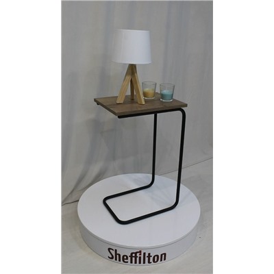 Столик придиванный SHT-CT9
                        дуб галифакс табак / черный муар