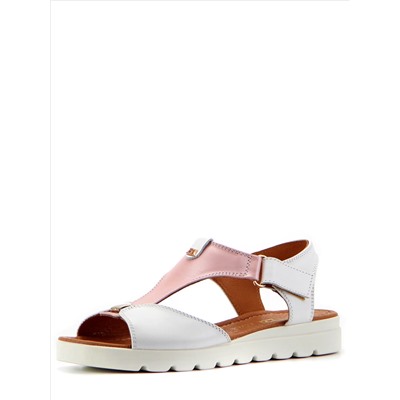 Босоножки ED'ART 2001.115'w.white-pink R