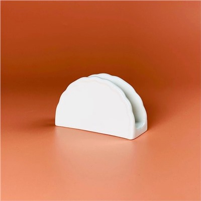 133-450 Салфетница ШАРМЕЛЬ в под.уп.(х48)Фарфор