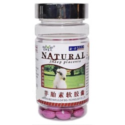 "Овечья плацента" (Sheep placenta) для красоты и молодости Natural около 100 кап х 500 мг