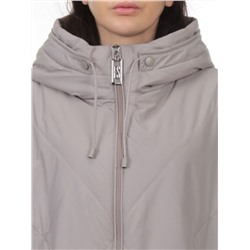 25051 GRAY BEIGE Куртка демисезонная женская (100 гр. холлофайбер)