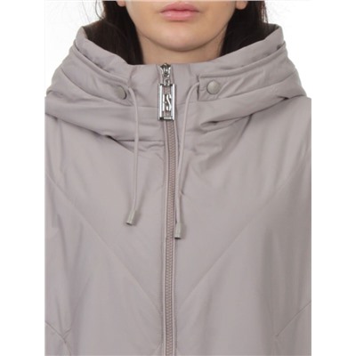 25051 GRAY BEIGE Куртка демисезонная женская (100 гр. холлофайбер)
