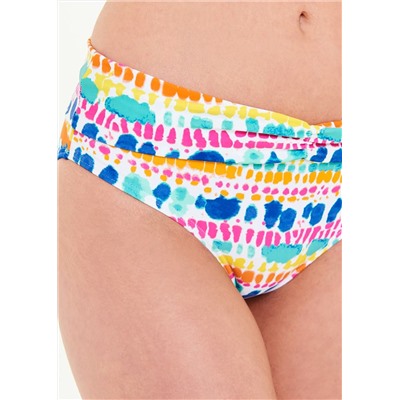 Tie Dye Fold Over Bikini Briefs
