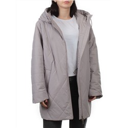 25051 GRAY BEIGE Куртка демисезонная женская (100 гр. холлофайбер)