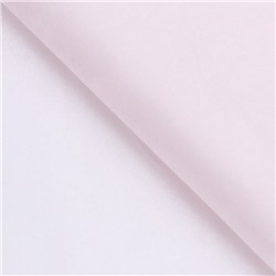 Бумага упаковочная тишью, светло-розовая, 50×66 см