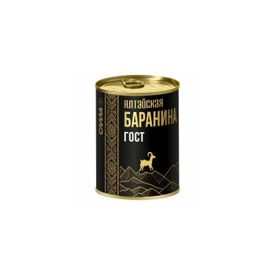 Баранина тушеная Алтайская в/с ГОСТ 338 гр. 1/24