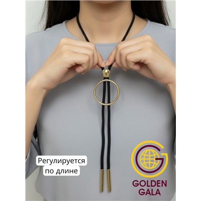 Кулон-галстук на текстильном шнуре "Женская грация" Арт КШ2130/24