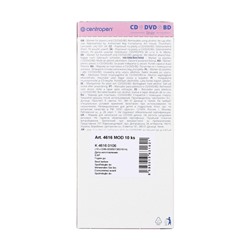 Маркер для CD/DVD Centropen 4616, диаметр узла 1.2 мм, линия 0.6 мм, синий