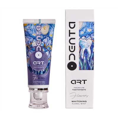 Зубная паста "ODENTA ART Flowers Whitening Floral Mint" (75 мл) (10327275)