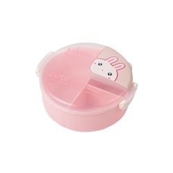 Ланчбокс «Cute animals», pink (1000 ml)
