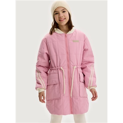 Куртка утеплённая для девочки NIKASTYLE 4м5025 Роза