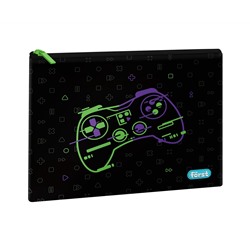 Папка текстильная А5 Först "Super gamer", 255*205 мм, 1 отделение, полиэстер