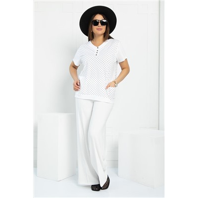 Блуза Ваниль (белая) Б12853-20М