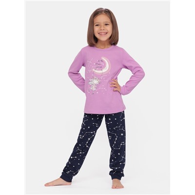 Пижама для девочки Cherubino CSKG 50087-45 Лаванда Baby Boom