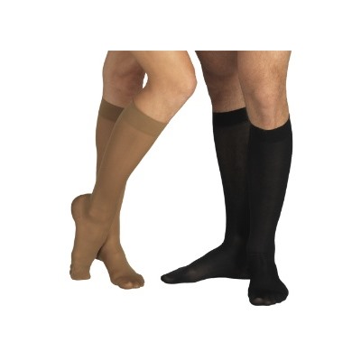 0401 LUX Гольфы медицинские эластичные компрессионные с мыском 2 класс Tonus Elast р.5 (XL) (черный)