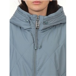 25051 GRAY BLUE Куртка демисезонная женская (100 гр. холлофайбер)
