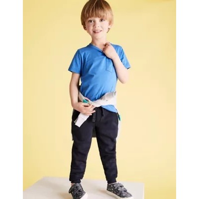 3pk Cotton Joggers (2-7 Yrs)