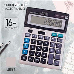 Калькулятор настольный, 16-разрядный, SDC - 1216