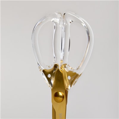 КУХОННЫЕ НОЖНИЦЫ ЦВЕТ АЙВОРИ, ТИТАНОВОЕ ПОКРЫТИЕ ЛЕЗВИЯ, 20,5СМ (МАЛ=12ШТ)