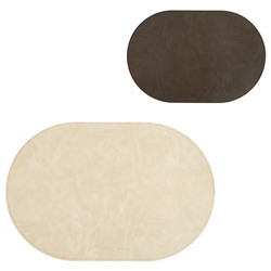 Салфетка сервировочная Pool, 30х45 см, темно-коричневая/молочная