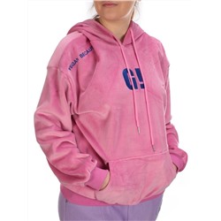 7004-6 PINK Худи женское на флисе