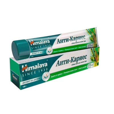 Паста Зубная Himalaya Herbals Анти-Кариес, 125 гр