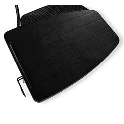 Конференц-стул SHT-S85М-RD-2 с пюпитром
                        черный / черный муар