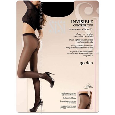 Колготки женские Invisible Control Top 30 Sisi Дроп