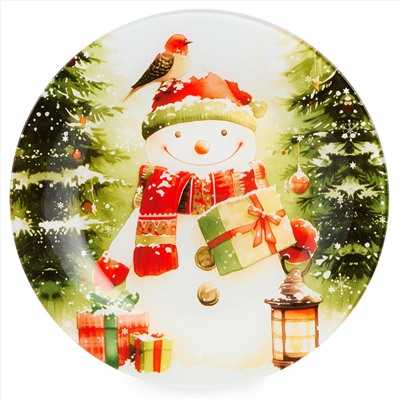 ТАРЕЛКА ЗАКУСОЧНАЯ КОЛЛЕКЦИЯ "РОЖДЕСТВЕНСКАЯ СКАЗКА" 20 СМ