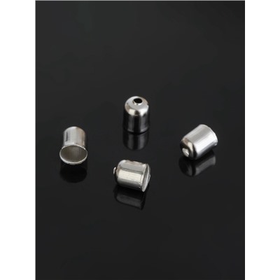 Концевик, 6×4,5 мм (набор 20 шт.), СМ-300, цвет серебро