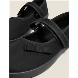 Kids' Riptape Plimsoll School Shoes (7 Small - 4 Large)