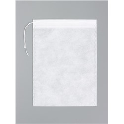 Фильтр-пакет, мешочек с завязками для запарки, 15×20 см