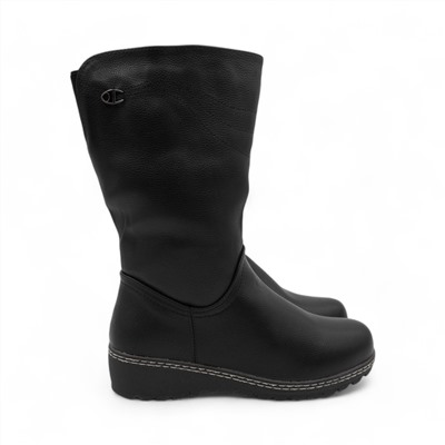 Зимние женские сапоги Н3585-1 черные п/п