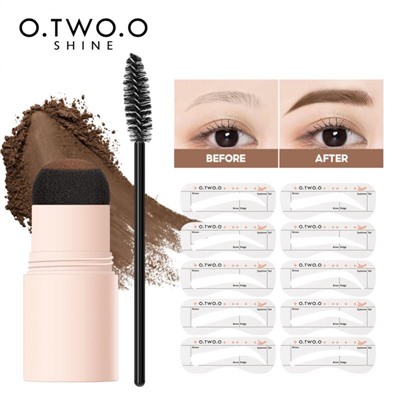 Пудра для бровей O.TWO.O № 01 Light Coffe Brown