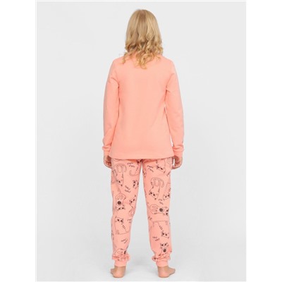 Пижама для девочки Cherubino CSJG 50105-28 Коралловый Baby Boom