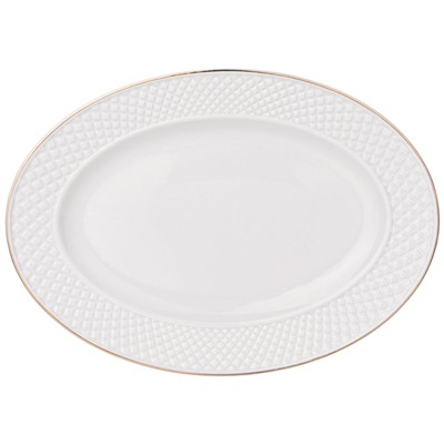 СЕРВИЗ СТОЛОВЫЙ LEFARD  "ДИАМАНД ГОЛД" НА 6 ПЕР. 23 ПР. (КОР=2НАБ.)