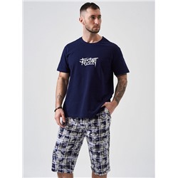 Мужской комплект "Рестарт" (бриджи) 2449-К / Синий