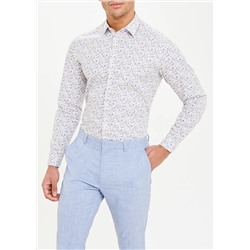 Taylor & Wright Long Sleeve Slim Fit Floral Shirt