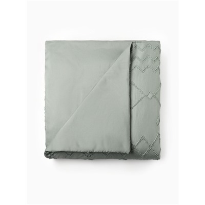 Покрывало LoveLife Tufting: Орнамент цв.зеленый, 150*220±5см, микрофайбер, 100% п/э