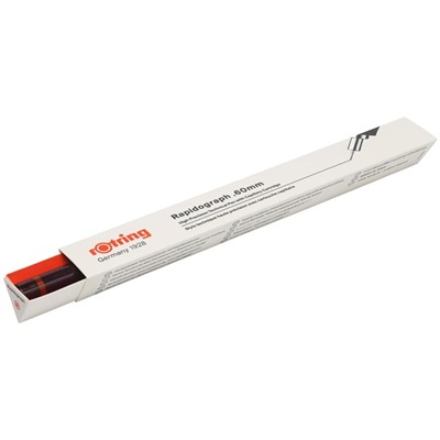 Рапидограф Rotring 0.6 мм,  пластик. корпус, картридж с чернилами