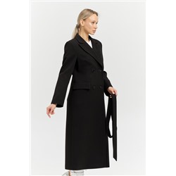 Пальто женское демисезонное 26895 (черный/рубчик)