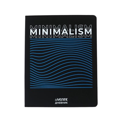 Дневник школьный для 1-11 классов, deVENTE Minimalism, искусственная кожа, шелкография